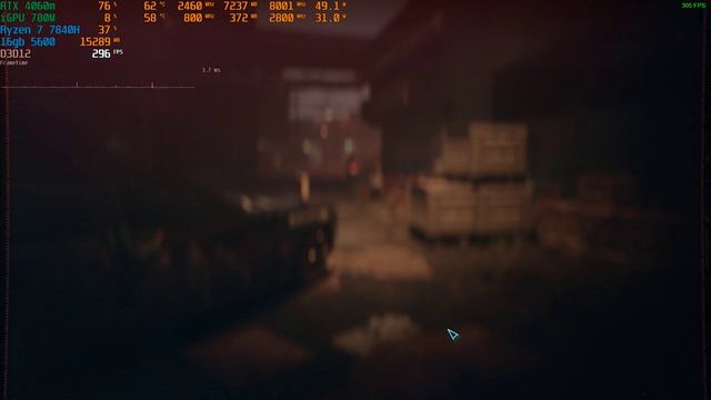 Cyberpunk 2077 - RTX 4060m, 2560x1440 (Lenovo LOQ15/GeekPro G5000)