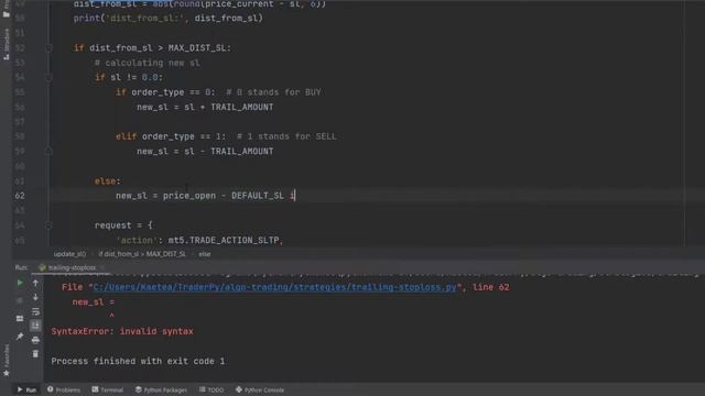 Code a Trailing Stoploss | Trading with Python #6 смотреть онлайн