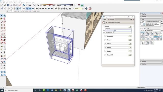 Dynamic Components Sketchup - Làm Tủ Bếp Tự Động Mở Cánh Và Ngăn Kéo - PhuongTk.mp4 смотреть онлайн