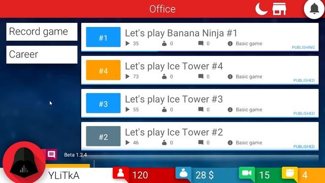 Обзор игры Tube Tycoon (Симулятор ютубера) #1 Начало! смотреть онлайн