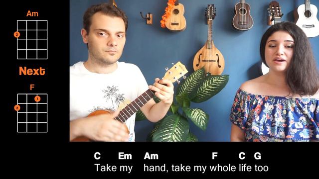 Can't help falling in love - Aslı İdil Özer & Erkin Soylu (Ukulele Play-Along) смотреть онлайн