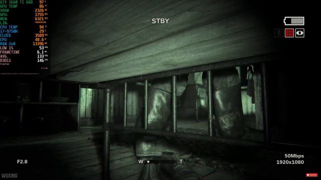 Outlast 2 GTX 1660 Ti + i7 9750H | Very High graphics (Benchmark FPS test) смотреть онлайн