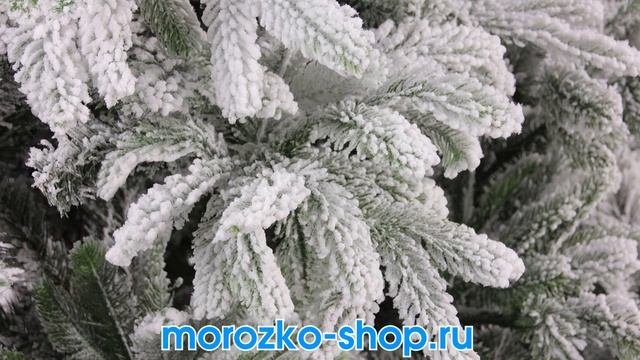 Ель АНДОРРА (литая хвоя PE+PVC), зелёная заснеженная, 213 см, National Tree Co 31HANF70/ смотреть онлайн