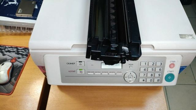 Panasonic KX-MB1900 / KX-MB2000 " ЗАМЕНИТЕ БАРАБАН" убираю надпись смотреть онлайн
