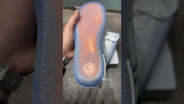 Nike Airforce1 React " Ice white ?" all Sizes Available ₹2900 freeship and og box Topquality смотреть онлайн