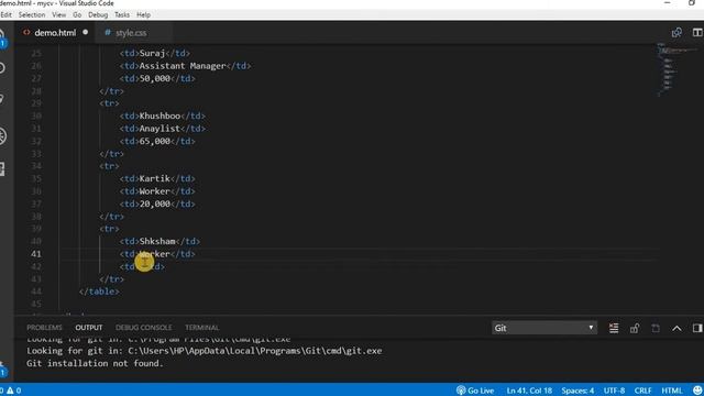How To Create Stripped Table Using HTML And CSS in Hindi смотреть онлайн