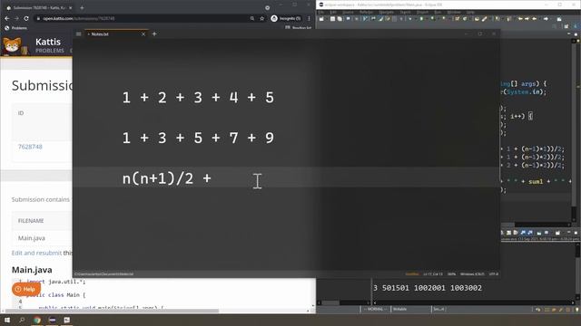 CP-2.003 - Walkthrough - Sum Kind of Problem (Kattis) смотреть онлайн