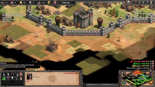 Historical Battles: Tours (732) Walkthrough - Age of Empires 2: Definitive Edition смотреть онлайн