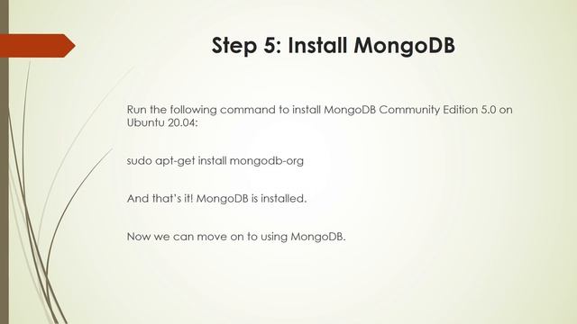 Install MongoDB on Ubuntu смотреть онлайн
