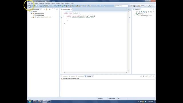 Creating a Java Project and Adding Classes смотреть онлайн