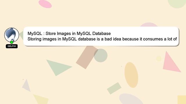 MySQL : Store Images in MySQL Database смотреть онлайн