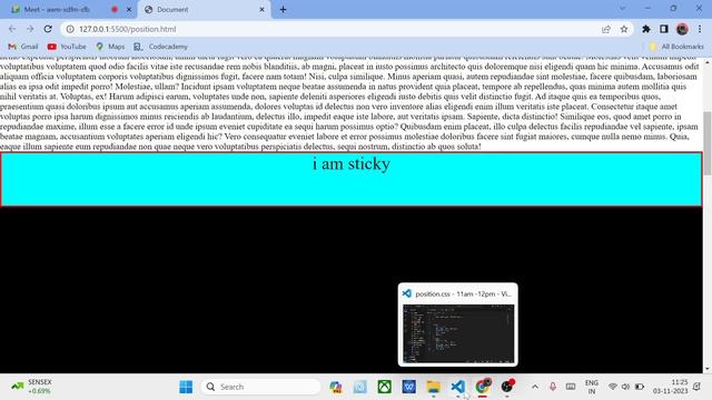 CSS Course | Position property part-2 смотреть онлайн
