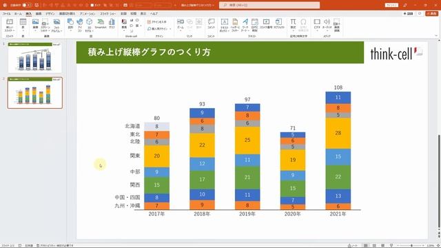 積み上げ縦棒グラフの作成方法 смотреть онлайн