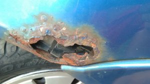 Как заделать дыры на кузове без сварки(перекуп вариант)