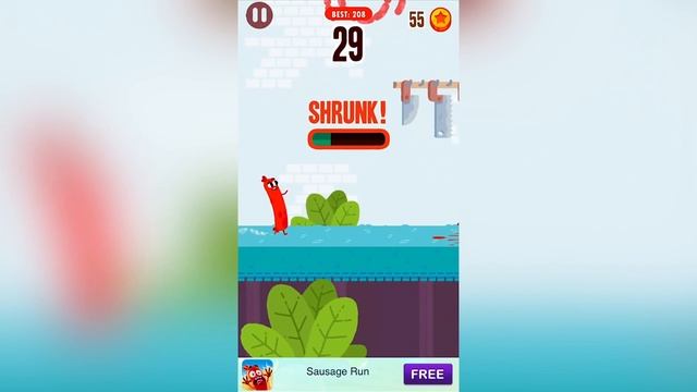 Run Sausage Run! - Gameplay Trailer (iOS, Android) смотреть онлайн