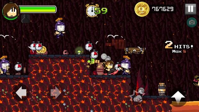 Dan The Man - Dino Adventure Full game (NO DAMAGE - HARD MODE). смотреть онлайн