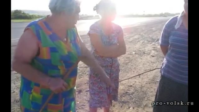 Жители Терсы Вольского района рассказывают о перегоне скота через федеральную трассу смотреть онлайн