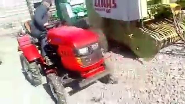 Тест-драйв минитрактора Русич Т-18 г. Кемерово смотреть онлайн