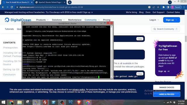 Deploy a website in a linux (ubuntu) server from github. смотреть онлайн