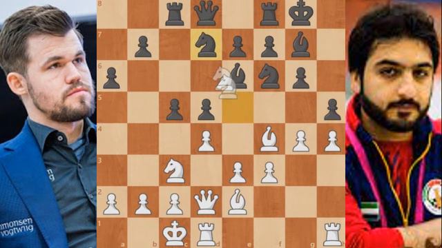 Magnus Carlsen — Saleh Salem Queen's Pawn Opening Chigorin, Barry Attack смотреть онлайн