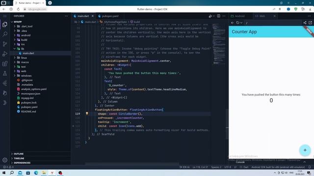 Google Project IDX. Новая IDE от Google для Flutter и Web разработчиков смотреть онлайн