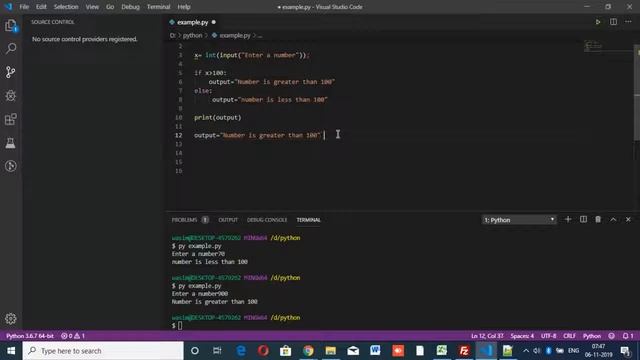 python tutorial : python if else in one line like ternary operator смотреть онлайн