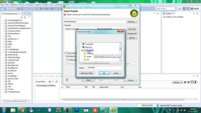 import folder to eclipse смотреть онлайн