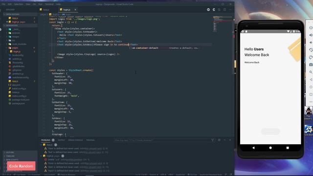 Coding Halaman Login Dengan React Native #Part4 смотреть онлайн
