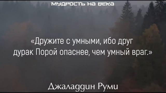 30 коротких, но точных советов Джалаладдина Руми. Эти слова стоит запомнить навсегда! смотреть онлайн