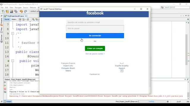 JavaFX Tutorial 27 - WebView Java GUI смотреть онлайн