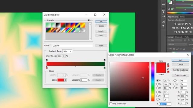 Adobe Photoshop Tutorial: How to use The Gradient Color on image-documents.(Class-18)#GraphicDesign смотреть онлайн