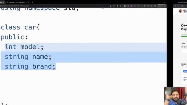 Day 5 | OOPs Concepts | C++ Programming Essentials Bootcamp (6 Days) смотреть онлайн