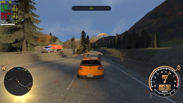 Need for Speed Most Wanted RTX Remix Medium RTX 2060 Super 8GB смотреть онлайн