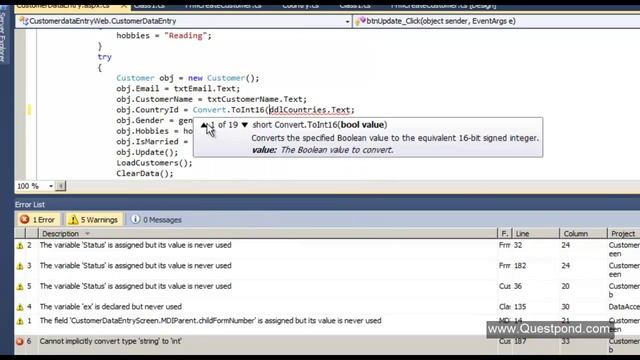 (Day 17) Lab 27: - Learn .NET and c# in 60 days - Improving Database Design смотреть онлайн