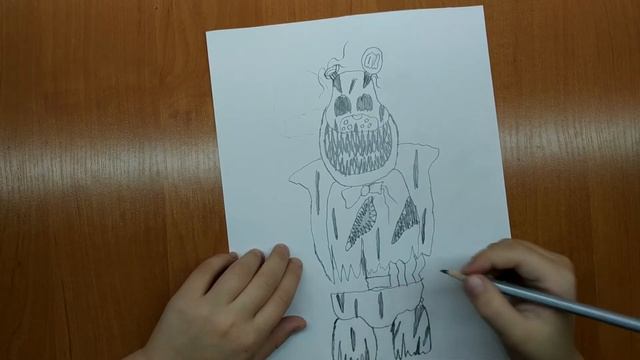 How to drow Corrupted Golden Freddy смотреть онлайн