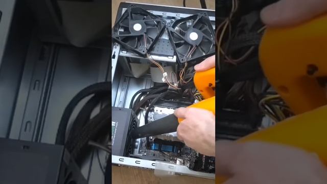 Чистка компьютера от пыли #blower смотреть онлайн