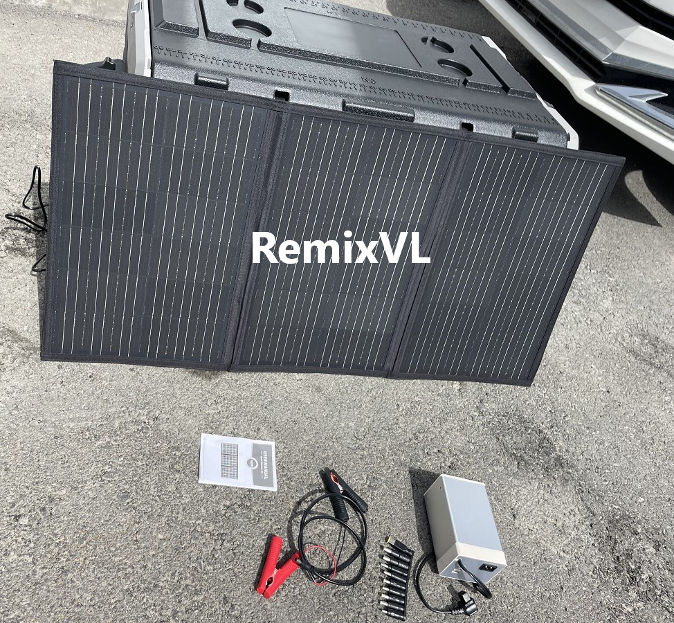 Магазин RemixVL: Видео обзор Солнечная панель 100w батарея зарядка в холодильник Alpicool смотреть онлайн