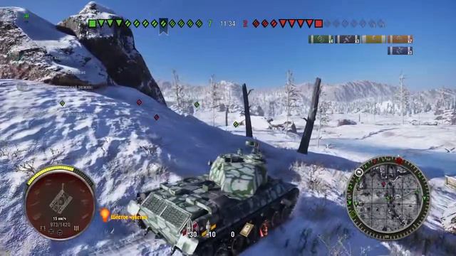 World of Tanks - батальные сцены (зеленые и красные) смотреть онлайн