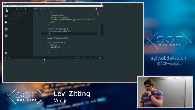 Vue.js Introduction - January 2018 - Levi Zitting смотреть онлайн