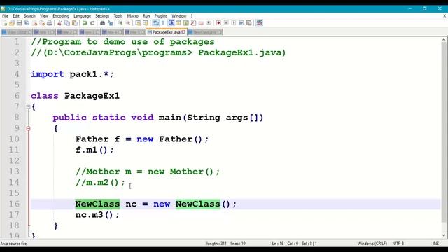 108. Adding New-Class to Existing Package || Packages in Java Program смотреть онлайн