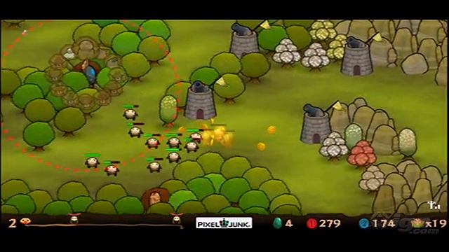 PixelJunk Monsters Deluxe Sony PSP Gameplay - Cannons Away смотреть онлайн