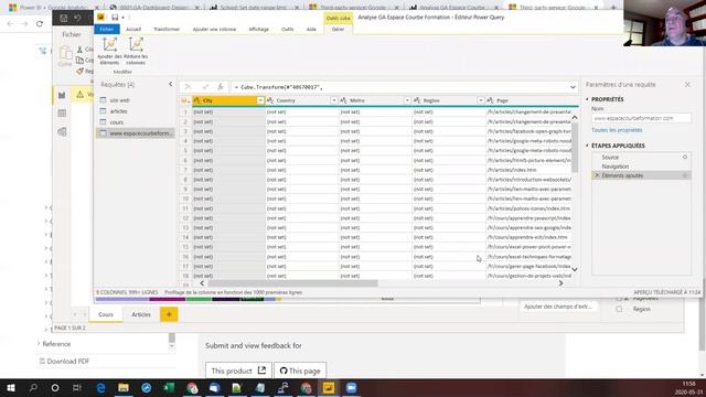 Utiliser le connecteur Google Analytics dans Power Query смотреть онлайн