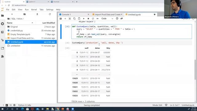 Postgres SQL to Python смотреть онлайн
