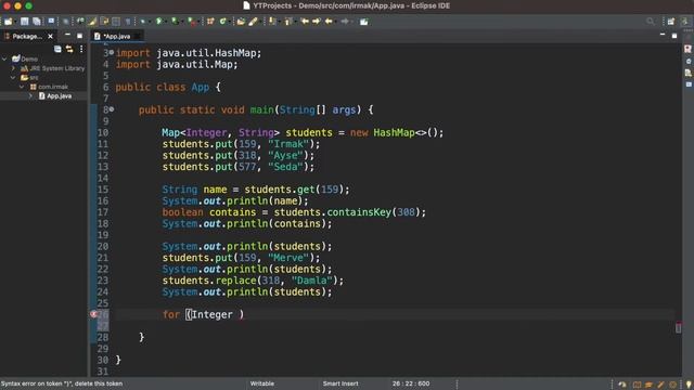 Java HashMap & Set смотреть онлайн
