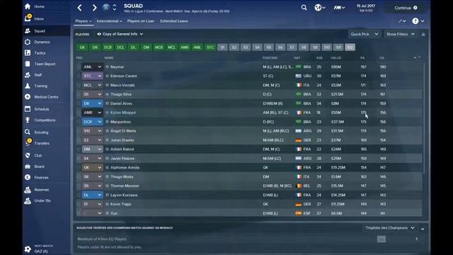 Football Manager 2018 PSG ( Paris Saint-Germain) Team & Tactics Guide - FM18 смотреть онлайн