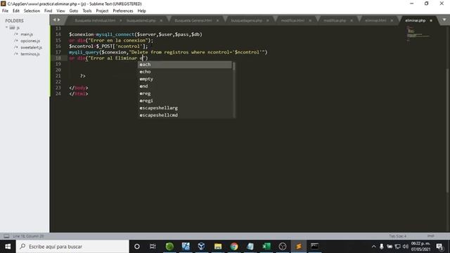 Eliminar php смотреть онлайн