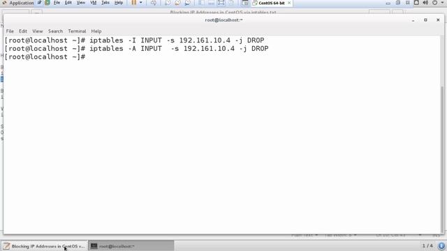How to Blocking IP Addresses in CentOS via iptable смотреть онлайн