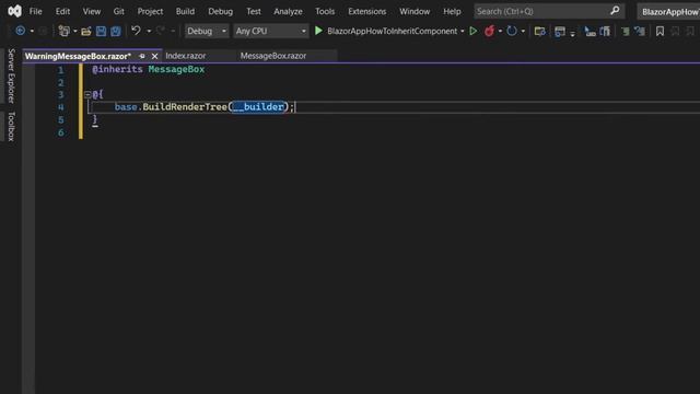 How to inherit a component in Blazor смотреть онлайн