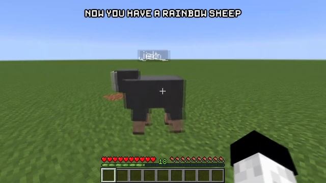 How to Make a Rainbow Sheep in Minecraft (All Versions) смотреть онлайн