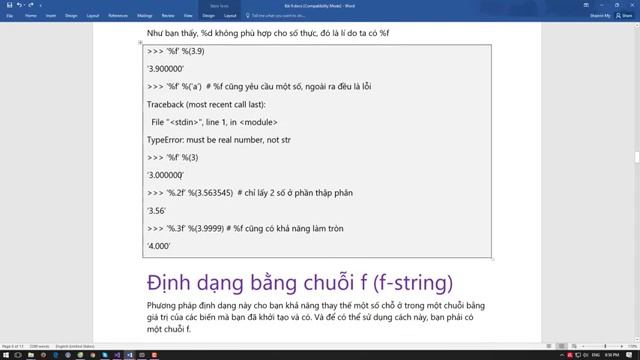 Bài 9 - Kiểu chuỗi trong Python - Phần 3 смотреть онлайн